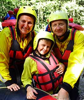 Rafting Family